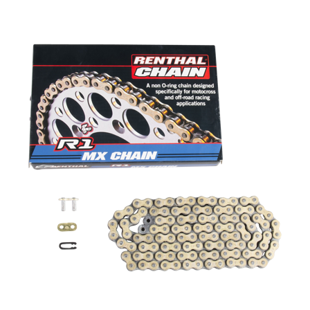 Renthal R1 415 MX Chain Gold - KTM 50 SX 1997-2026