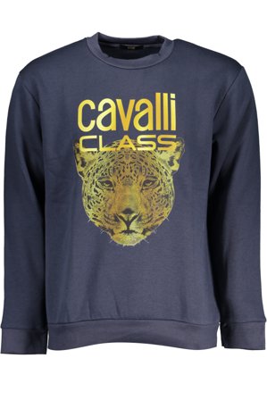 Cavalli Class Felpa Senza Zip Uomo Blu