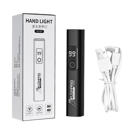 Uppladdningsbar Digital Display Nagel Lampa Led Skärm Uv Nagelmaskin Lampa Ljus Z9n2