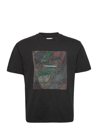 Bayne Glitch Tee Black Woodbird