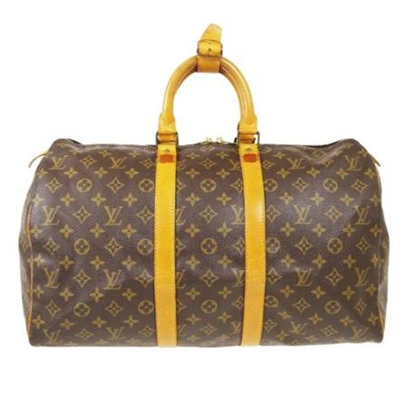 Louis Vuitton Vintage, Pre-owned Canvas louis-vuitton-bags Bruin, Dames, Maat:ONE Size