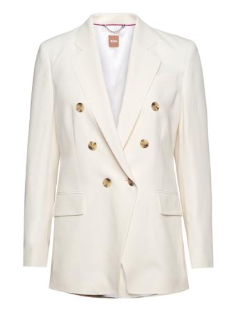 Jatera1 Blazers Double Breasted Blazers Hvit BOSS*Betinget Tilbud