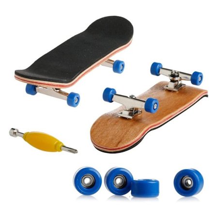 Mini Fingerboard Profesjonell Fingers Skateboard Lønnetre DIY Montering Skate Boarding Leketøy Julegave Til Barn