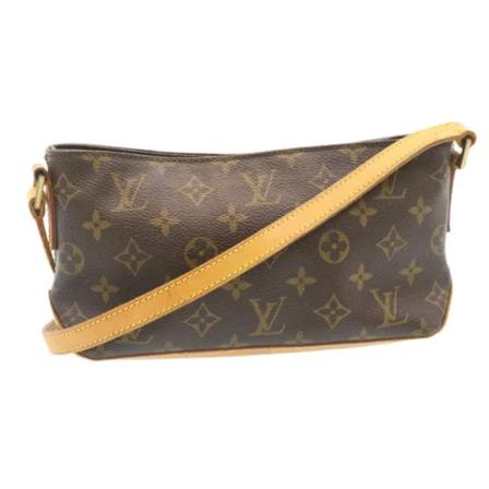 Louis Vuitton Vintage, Pre-owned Canvas louis-vuitton-bags Bruin, Dames, Maat:ONE Size