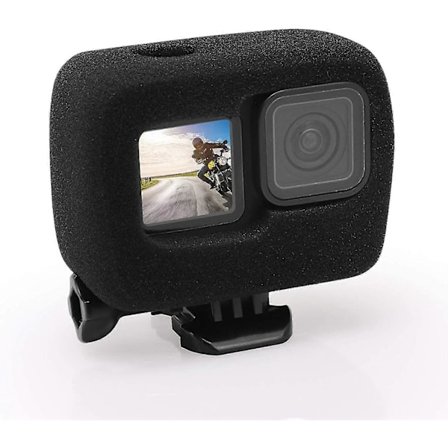 Windslayer-suojus GoPro 10 Hero 9 -kameralle, tuulen kohinan vaimennus, sienimikrofoni, videon äänenvaimenninkotelo