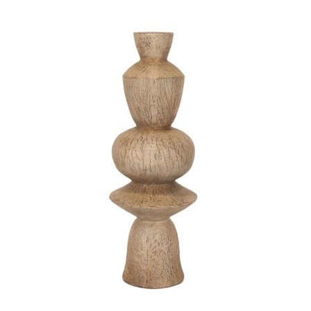 Stor grå antik vase, 25,5x25,5x71 cm MGO