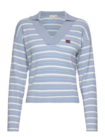 Esaura Polo Knit Blue Esme Studios
