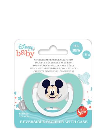 Disney Baby Symetrical Pacifier Silic +6M Mickey Patterned Magic Store