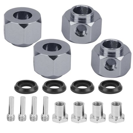 Hex Hub Utvidelseskobling 8mm Tilbehør for Traxxas/TRX4/TRX6 1/10 RC Modellbil Titanfarge
