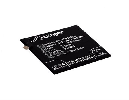 Batteri for SmartPhone, Mobil for OPPO R9, R9 Dual SIM, R9 Dual SIM TD-LTE 64GB og andre.