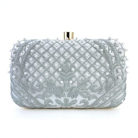 Dame Kveldveske Håndveske Avtakbar Kjede Broderi Skuldervesker Håndveske Tote Luksus Crossbody Clutch Selskapsveske