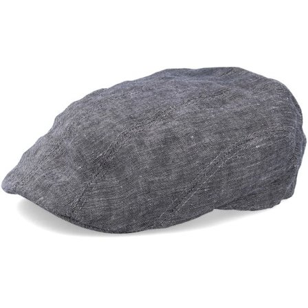 Stetson - Grå flatcap Keps - Ivy Linen Grey Flat Cap @ Hatstore