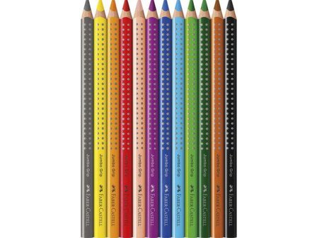 FABER-CASTELL Fargeblyant FABER-CASTELL Jumbogrip (12)