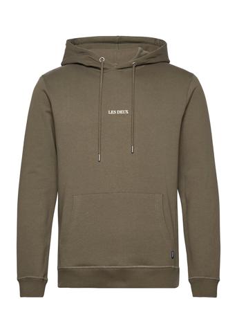 Lens Hoodie Hoodie Trøje Grøn Les Deux
