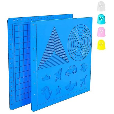 2 Pack 3d Pen Pad Silikon Pad med mönster 3d Pen Ritning Ac DXGHC