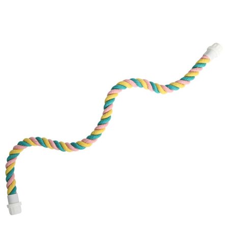 Papegøje klatrereb i bomuld Klatrereb L-60CM