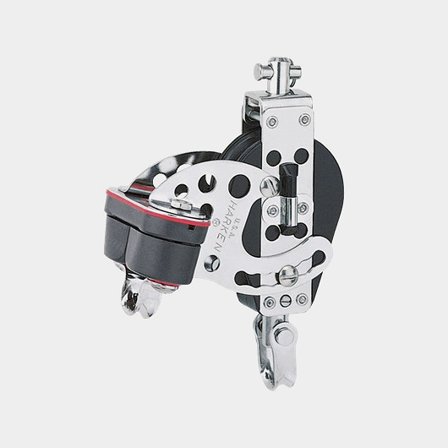 Harken 2.25" Hexa-Cat Base Block - Swivel, Cam Cleat (193)