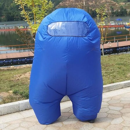 Halloween Oppblåsbar Among Us Kostyme For Barn Voksne Blow Up Suit Morsom Cosplay Astronaut Disfraz Gonflable Sus Crewmate Gave A Yz Bule