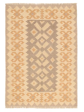 Ljus Nomad Kelim Matta Orientalisk Orange/Beige (Ull, Persien)