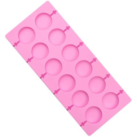 Silikonformer for Lollipop, brett, sjokoladepinner, kaker, kjeks, bakeverktøy