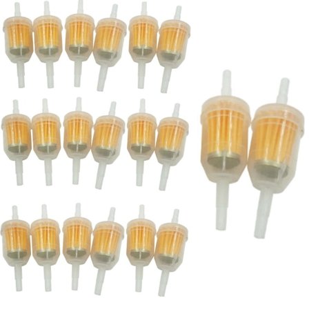 Brændstoffilter til køretøj, motorcykel, scooter 20-pak