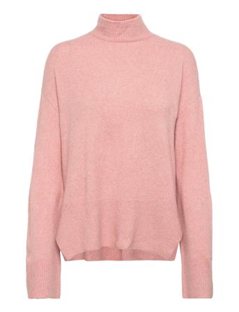 Vmwind Ls Highneck Neck Blouse Bf Pink Vero Moda