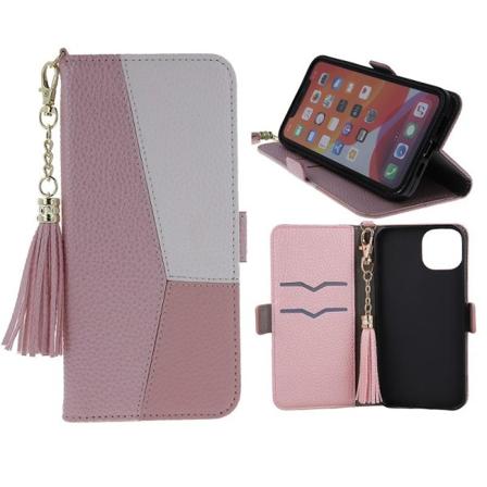 iPhone 14 Pro - Smart Charms Fodral Mobilplånbok Rosa Pink