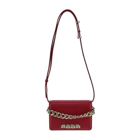 Alexander McQueen, Four Ring Bag Rood, Dames, Maat:ONE Size