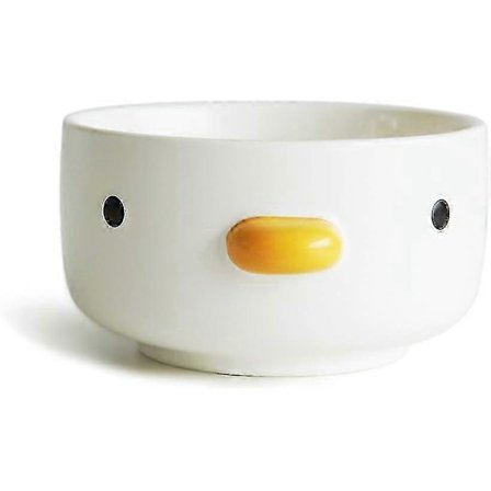 Sjove Søde Kylling Salat Skåle, Håndlavet Glasur And Sikkerheds Keramik 400ml Suppeskåle, 4.3 Ris Skål, Hjem Familie, Ven. SHJ