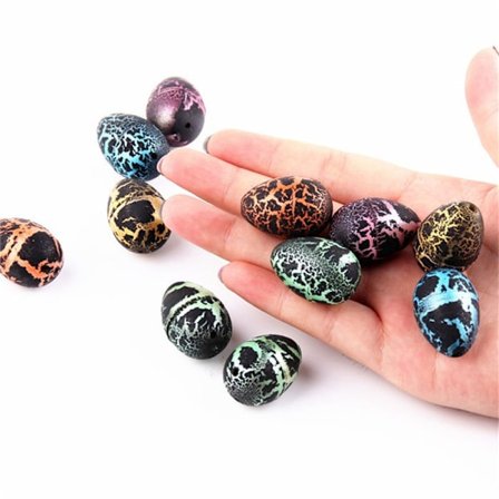 5 STK Magic Hatching Tilføj vand Dyrkning Dino Æg Oppustelig Chi