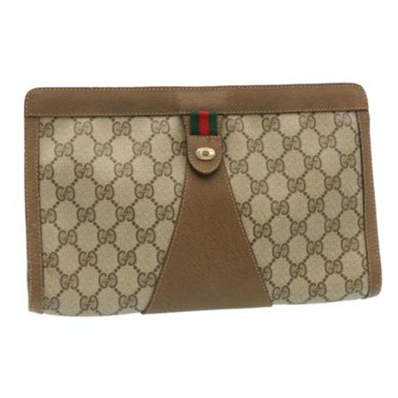 Gucci Vintage - Vintage Väskor - Beige - Dam - Storlek: One Size, Dam, Storlek: ONE SIZE