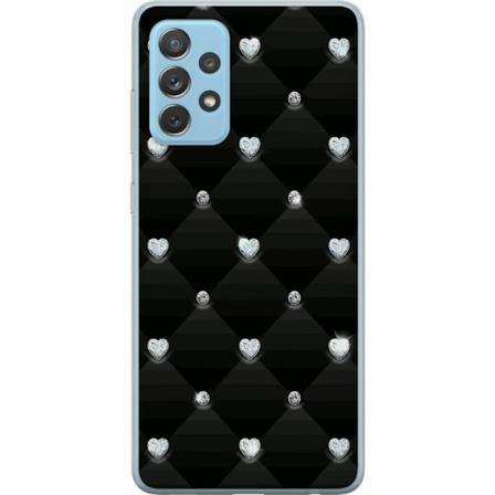 Samsung Galaxy A72 5g Mjukt Skal - Bling Heart