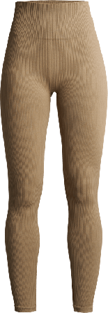 Röhnisch Women's Seamless Rib Tights Women workout trousers Beige XS/S