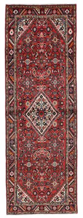 Hosseinabad Rug 103X304 Runner Wool, Persia