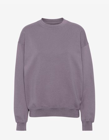 Organic Oversized Crew - Purple Haze - S
