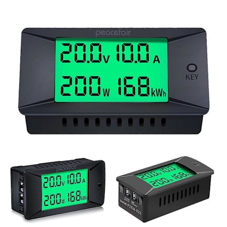 DC 0-300V 300A LCD Digital Voltmeter Amperemeter Spænding Amp Strøm Panel Meter Sæt