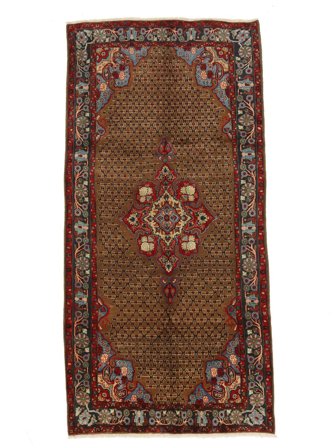 Alfombra Koliai 150X302 De Pasillo Marrón/Negro (Lana, Persia)