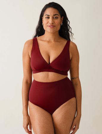 Boob The Go-To Bikini Top - Burgundy - S