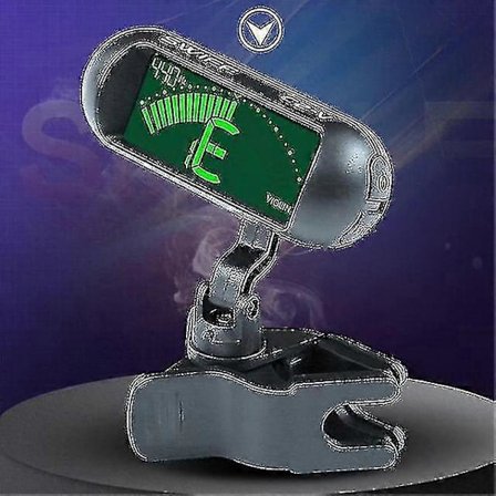 Profesjonell Fiolin Stemmer, Bærbar Digital Elektronisk Stemmer, Mini Elektronisk Skjermvisning, Klips-på Stemmer for Fiolin, Bratsj, Cello