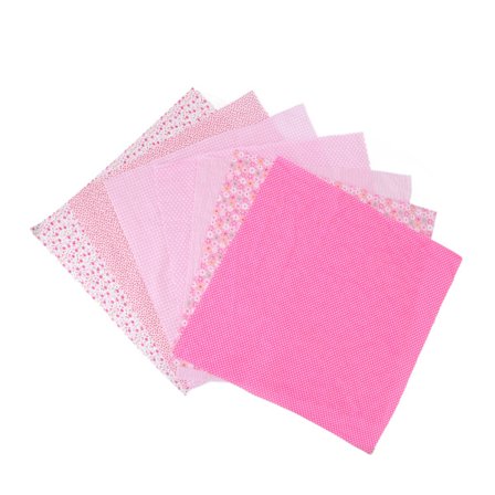 7 kpl Kukkapainattua Kangasta Pehmeä Käsityö Puuvillakangas Ompelelu Neliö Kukka Kangas Koti Dekoraatio Hiukset Jousi DIY