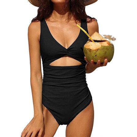 Dame Badedragt Heldragt Mavekontrol Høj Benudskæring Rygløs Badetøj