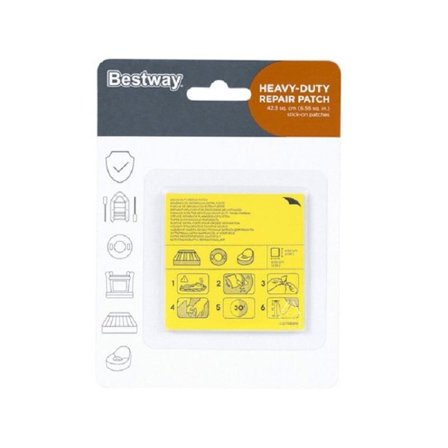 [20-PACK] Självhäftade Heavy Duty Reparationslapp / Plåster