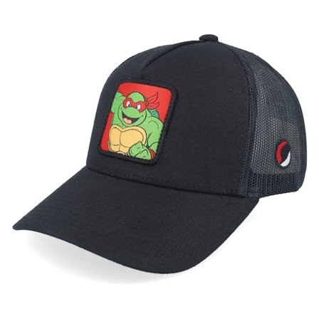 TMNT - Black - trucker - Cap - Raphael Box Black Trucker - Hatstore