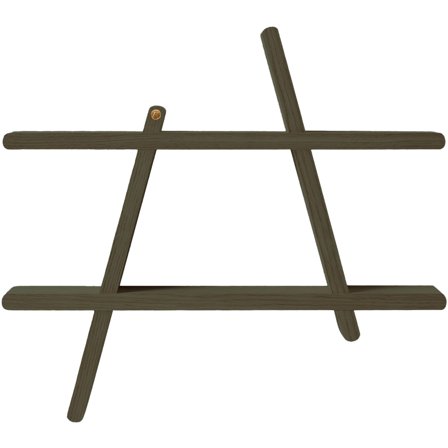 Andersen A-shelf medium 52x46 cm, olivgrön | Inredning > Hyllor > Hylla | Bagaren och Kocken