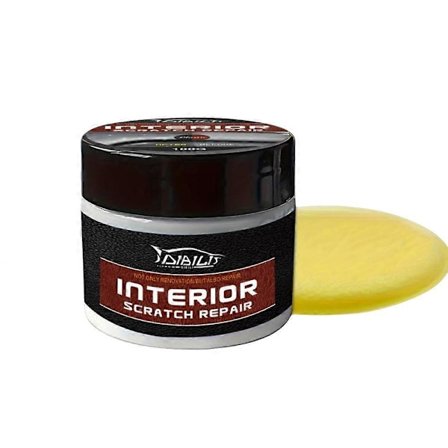 Bil Interiør Ridse Reparationssæt Instrumentbræt & Plast RestaureringscremeKompatibel med Forbedret Glans Rengøring Polering Beskyttende Glans 