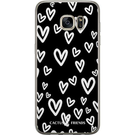 Yhteensopiva Puhelinkuori Samsung Samsung Galaxy S7 edge Cactus and Friends - Handdrawn Love Chaos