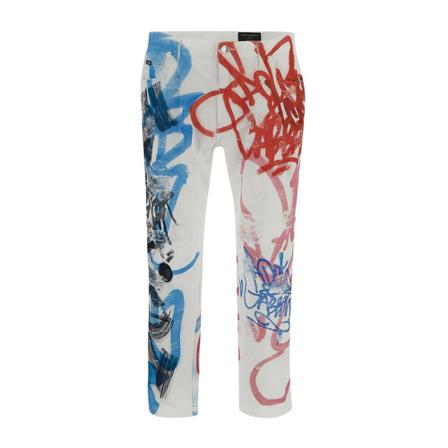 Dolce & Gabbana Cropped Jeans Hvid, Herre