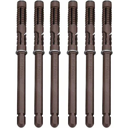 Dold hylla konsol Väggmonterad hylla konsol Osynlig konsol 6 st