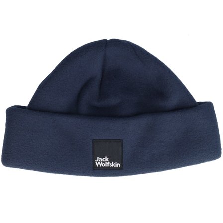 Jack Wolfskin - Blue - cuff - Beanie - Kids Spirit Fleece Beanie Y Night Blue Cuff - Hatstore