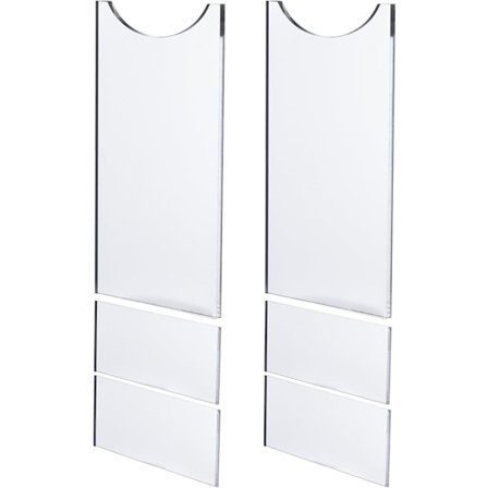 Møbelbeskyttere til vægge 18 cm Klar Akryl Bumpers Anti-kollisionsafstandsstykker til sofa Seng Husholdning Hotel Lejlighed Kollegium Brug